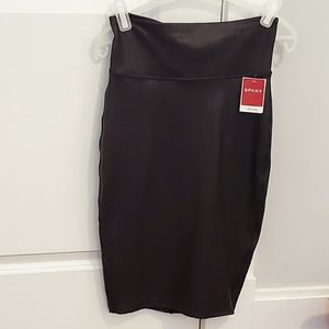 Spanx Faux Leather Pencil Skirt